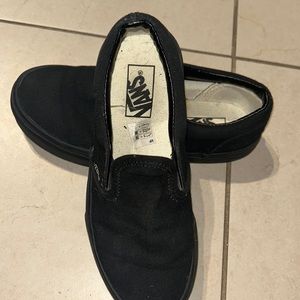 Kids Vans. Color black. Size 1.
